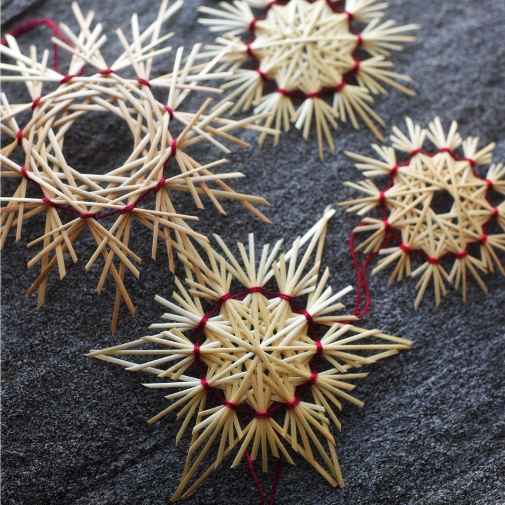 How to Make Straw Star Ornaments – Together Blog – from Nova Natural